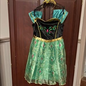 Enchanting Kids Dance Costume - Black, Teal, and Gold